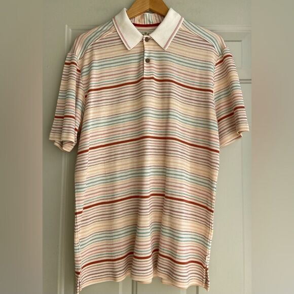 Tommy Bahama Mens Polo Shirt Size Medium - Picture 2 of 8